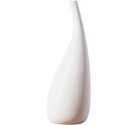 SBCGFY Vase Simple Ceramic Decoration with Water Droplets, White Plain Fired Dry Flower Inserts for Creative Decoration of Vases,One Color-L