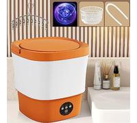 SBCWH Mini Washing Machine, Portable Washing Machine with Spin Dryer, Suitable for Home, Business, Travel, College Room, RV, Apartment, Blue Light (Color : Green)
