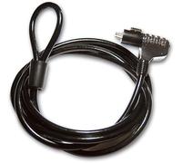 SBEDIRECT 5mm Combination PC Cable Lock - More Key to Manage - Lightweight and Easy to Take - Compatible with All Kensington Type Notches - Protect Your PC from Theft