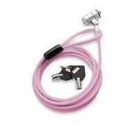 SBEDIRECT Anti-theft PC Eco Cable - Pink - Ideal for Your Netbook - Lightweight and Easy to Carry - Compatible with All Kensington Type Notches - to Protect Your Mobile Phones from Theft at All Times