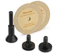 Sbestily Diamond Cutting Wheel 2 Inch Die Grinder Cut Off Wheel for Metal & Stainless Steel, Nuts, Bolts, Screws, Gypsum, Ceramic, Glass, PVC Pipe, Rotary Tool Drill Cutter Attachment