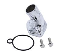 SBF Polished Water Neck 45 Degree Chrome Thermostat Housing With O-ring And Bolts Fits For F-ord 260 289 302 347 351W