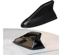 SBFGH Car Shark Fin Aerial Antenna for Hyundai i20 Ⅱ Hatchback 2015 2016-2020, Roof Shark Fin Antenna Cover Radio Signal Aerials AM/FM Enhanced Signal Accessories,A Black
