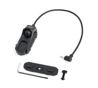 SBGJMY 2.5MM Plug Tactical PEQ DBAL NGAL M3X Flashlight Dual Function Remote Pressure Switch Portable Control Switch for Mlok Keymod and 20mm Picatinny Rail System (Black)