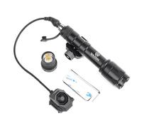 SBGJMY M600C Tactical Flashlight,600 Lumen LED Torch with Pressure Pad Switch Hunting Torch for 20mm Picatinny Rail (Black)