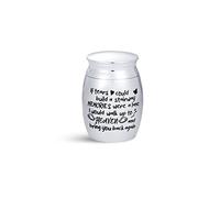 SBI Jewelry Angel Wings Love Family Small Urn for Human Ashes for Grandpa Mum Grandma Dad Mother Father Sister Brother Memorial Keepsake Cremation Urns for Ashes Walk Up To Heaven