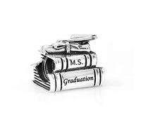 SBI Jewelry Class 2025 Master Graduate Bead Happy Graduation Charm Compatible with Pandora Charm Bracelet Jewellery Gift