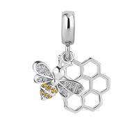 SBI Jewelry Honey Bee Charm Compatible with Pandora Bracelet Gift Pendant Women Wife Daughter friend Birthday Anniversary