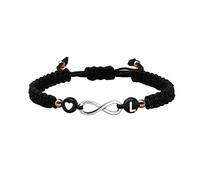 SBI Jewelry Letter Bracelets for Women Adjustable Infinity Symbol I Love You Forever Bracelets for Birthday Jewellery Gifts L