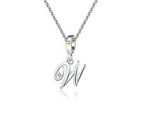 SBI Jewelry Letter Necklaces for Mum Daughter Adjustable Alphabet Initial Silver Necklace for Women Birthday Jewellery Personalised Gifts W