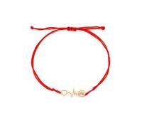 SBI Jewelry Paw Print Red Cord Bracelet Adjustable with String Pawprint Bracelet Birthday Jewellery Gifts