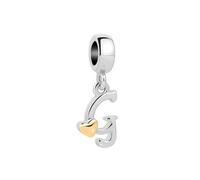 SBI Jewelry Silver Letter Dangle Charm for Pandora Bracelets&Necklace Pendant Dangle Jewelry Charm for Women Birthday Jewelry G
