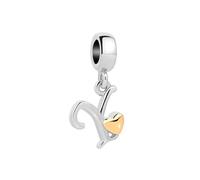 SBI Jewelry Silver Letter Dangle Charm for Pandora Bracelets&Necklace Pendant Dangle Jewelry Charm for Women Birthday Jewelry Y