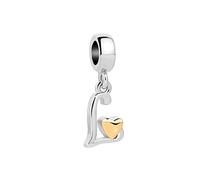 SBI Jewelry Women Silver L Letter Charm Compatible with Pandora Charm Bracelet Anniversary Birthday