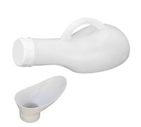 SBJKLYRN, 1200ml Unisex Urinal Bottle and Funnel - Easy Grip Handle, Portable Leak Proof Pee Bottle for Men and Women with Lid, Portable Travel Toilet, Ideal for Travel,Urinal