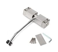 Door Closer, Automatic Mounted Spring Door Closer Adjustable Surface Door Closer Door Closers