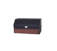 SBJKLYRN car storage box， Folding Car Organizers for Trunk for SUV, Trunk Waterproof Organizer Leather Home Storage Box with Lock(Brown)