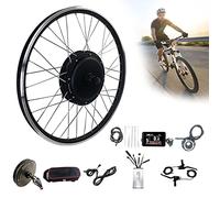 SBJKLYRN electric bicycle wheel， Front Wheel Electric Bicycle Motor Conversion Kit with LCD Display, eBike Hub Motor Set, E-bike Cycling Hub with Intelligent Controller and(48v/250w,27.5inch)
