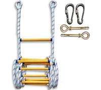 SBJKLYRN Emergency escape ladder, 10 Meters Fire Escape Ladder Rope Anti-skid Rescue For Emergency Ladders(20m65ft)