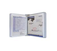 SBJKLYRN Gymnastics springboard. 10 Double Sided Flip Display Folder, Folder Binder, Desktop and Wall Display, for Display A4 Documents Panels(Gray)