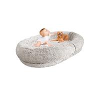 SBJKLYRN, Human Dog Bed - Comfortable Bean Bag Sofa for People and Pets, Removable Cover, Foam Filling for Ultimate Relaxation,Dog Bed
