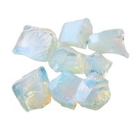 SBJKLYRN Irregular crystal, Opal Raw Crystals,for Tumbling, Cabbing, Fountain Rocks, Decoration, Polishing, Wire Wrapping, Wicca & Reiki(1.2~2in/2.2lb)
