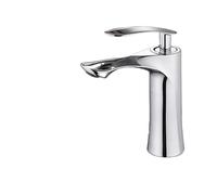 SBJKLYRN, Modern Chrome-Plated Bathroom Basin Faucet - Single Handle Hot and Cold Water Tap for Sink,Bathroom Sink Faucet(Mp19 1 Sliver)