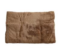 SBJKLYRN pet bed mat, No Electricity Required, Soft and Comfortable, Non-Slip and Washable, for Various Pets(Brown,Large)