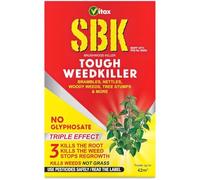 SBK Brushwood Killer Tough Weedkiller Kills Down to the Roots Suitable for Brambles, Nettles, Dock, Woody Weeds, Hardwood & Tree Stumps No Glyphosate Targets Weeds not Grass Concentrate (125ml)
