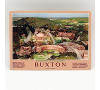 SBKGBIEHG Metal Sign Buxton Railway British Rail Travel Retro Decor Home Kitchen Bar Cafe Club Cave Wall Decor Vintage Tin Sign 20x30cm