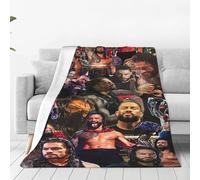 SBKGBIEHG Roman Wrestler Reigns Throw Blanket Portable Air Conditioner Blanket King Size Blankets for All Seasons Cool Blankets for Hotel for Beach 60"x50"