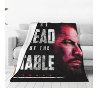 SBKGBIEHG Roman Wrestler Reigns Throw Blanket Portable Air Conditioner Blanket King Size Blankets for All Seasons Cool Blankets for Hotel for Beach 60"x50"