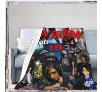 SBKGBIEHG Ultra Soft Throw Blanket Tokio Music Hotel Flannel Light Weight Warm Blanket for Living Room/Bedroom 80"x60"