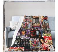 SBKGBIEHG Ultra Soft Throw Blanket Tokio Music Hotel Flannel Light Weight Warm Blanket for Living Room/Bedroom 40"x30"