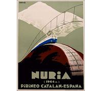 SBKGBIEHG Vall De NúRia Nuria Spain Espanaspanish Travel Metal Sign Vintage Decor Art Sign Home Kitchen Bar Cafe Club Cave Wall Decor Retro Tin Sign 20x30cm