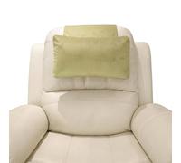 SBL SOUTH BEACH LEATHER Velvet Head Pillow for Recliner Chair - Soft Neck & Head Support Cushion - Decorative Headrest Pillow for Sofa, Armchair & Lounge Chair (Beige, One Size)