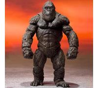 SBNYTBLW Anime Movie VS Kong Figure Movable Joints King Kong Doctor Action Figures Model Decoration Collection Toys Birthday Gift 18Cm/7Inch Face Changeable