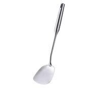 SBOMHS Wok Spatulas 18/8 Stainless Steel Spatula Turner for Cookware Long 37.5 cm (14.8 Inches) Silver 1 Piece