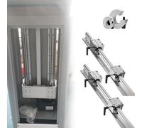 SBR 20 25 30 Linear Rails And Bearings, CNC Equipments/Drilling Machine Linear Guideway Rail Kit With Carriage Bearing Block & Locking Handle, Sliding Rail Track System(SBR30,Length 800mm)