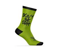 SBR Clothing Unisex Don't Be Shit Socks, Lime, XL EU