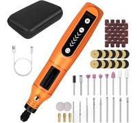 SBR Legacy Mini Cordless Rotary Tool Kit, 5-Speed and USB Charging with 80 Accessories, Multi-Purpose 3.7V Power Rotary Tool for Sanding, Polishing, Drilling, Etching, Engraving, DIY Crafts