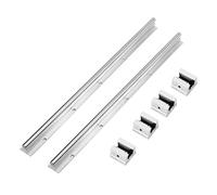 SBR12-500mm 12MM Linear Bearing Rail Slide Guide Shaft Metal Durable Construction Engineering Machinery Applicable