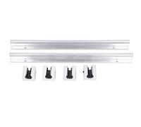 SBR12UU Linear Rail Guide Set | 6Pcs Alloy Steel Slide Blocks & Rails for CNC Machines / 3D Printers/Robotics | High Load Capacity & μm Accurate Positioning | 400mm Length