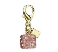 Sbredit Cute cherry Keychain,Cherry Bag Charm,Handbag Charms for Purses,Key Chains Accessories, Pink-dice, S