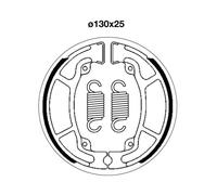 sbs 2208 Brake Shoe Set