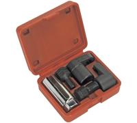 (SBS) 22mm Deep Oxygen Sensor Socket Thread Chaser Tool Set 5 Piece