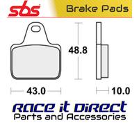 SBS 805DS-2 BRAKE PADS SINTER RACING