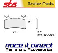 2X SBS Front Dual Carbon Performance Brake Pads Set OE Quality 809DC
