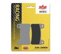 Sbs 809dc Carbon Organic Brake Pads Silver