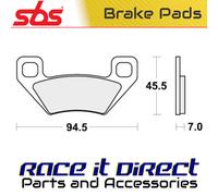 SBS 822ATS BRAKE PADS SINTER